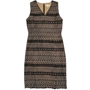 Emerson Rose Black Lace‎ Dress Sleeveless V-Neck Lined Cocktail Career Size 10